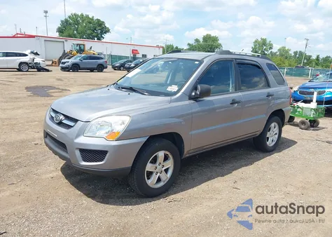 2009 Kia Sportage Lx V6 из США, поврежденный, VIN KNDJF723X97602587